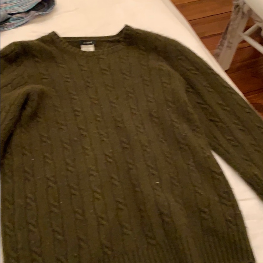 Green sweater